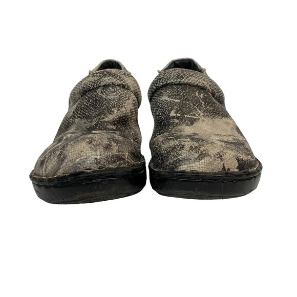 BOC Born Black Swirl Fabric Comfort Clogs Shoes Size 9 - Picture 5 of 8